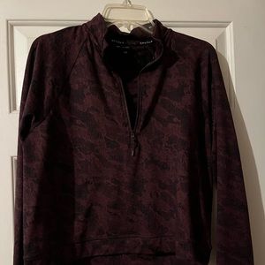 Spyder ladies active wear 3/4 zip too Large